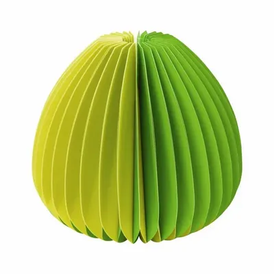 Décorations florales - Vase en papier 'Yuki' vert - REMEMBER