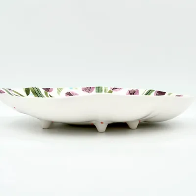 Plats et saladiers - L'assiette Ascending Tulip (série Garden) - GLAZARA