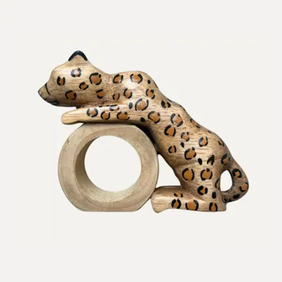 Objets design - Rond de serviette Felino en bois - CASA LATINA