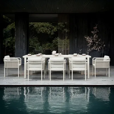 Lawn tables - Link Dining Set for 8 - SNOC