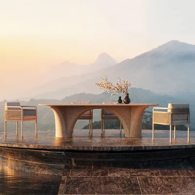 Tables de jardin - Table de salle à manger Savio - SNOC