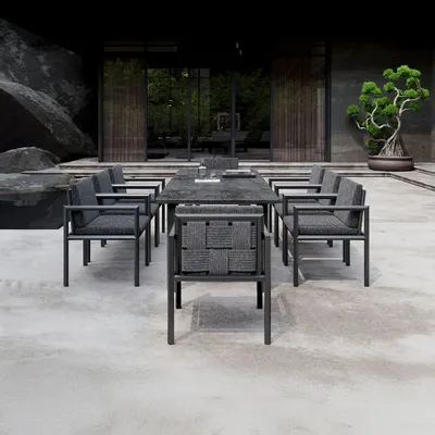 Chaises de jardin - Ensemble de salle à manger Éclat - SNOC