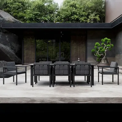 Chaises de jardin - Ensemble de salle à manger Éclat - SNOC