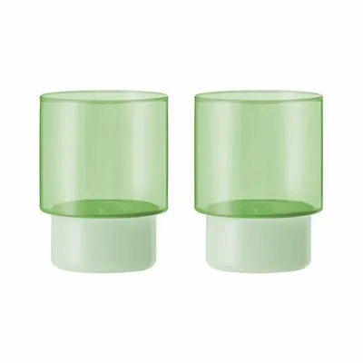 Cristallerie - Lunettes Jill vertes, lot de 2 - REMEMBER