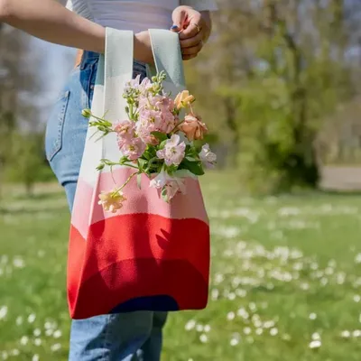 Sacs et cabas - Sac tricoté 'Indigo' - REMEMBER
