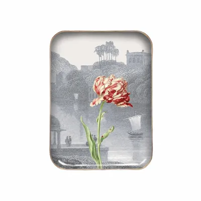 Objets de décoration - Plateau émaillé  Tulipe - PARADISIO IMAGINARIUM