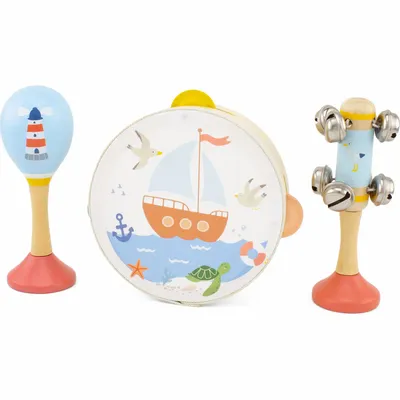 Jouets enfants - SET MUSICAL : BATEAU - ULYSSE COULEURS D'ENFANCE