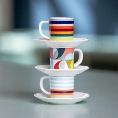 Tasses et mugs - Tasse à expresso + soucoupe 'Lorenzo' - REMEMBER