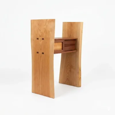 Etagères - Armoire Live Edge faite main avec porte coulissante et tiroir - DAWN - GIUSEPPE DEEPAK BENTI