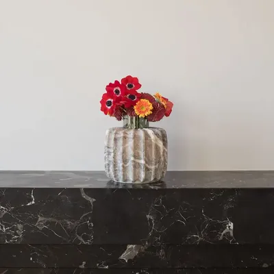 Objets design - Photophore en marbre ORIONETTA - OOUMM