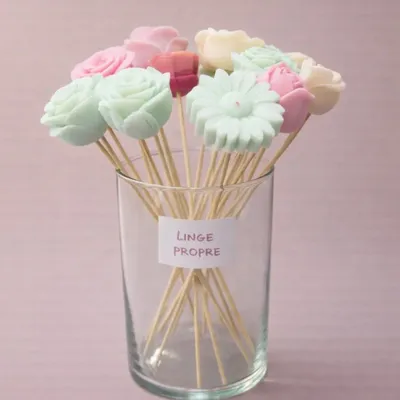 Gifts - Flower wax - Clean linen - Vegetable wax - COSMÉTIQUES DE QUIBERON