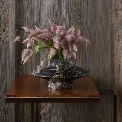 Bougeoirs et photophores  - VASE POUR FLEUR EN MARBRE GAMMA PHOTOPHORE - OOUMM