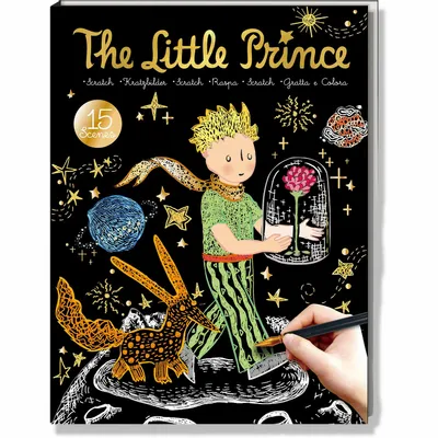 Loisirs créatifs pour enfant - THE LITTLE PRINCE SCRATCH BOOK - ULYSSE COULEURS D'ENFANCE