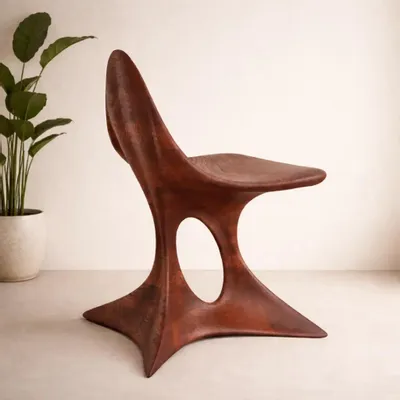 Chairs - Aphrodite | Sculpted Premium Chair | European Solid Oak - NEXART
