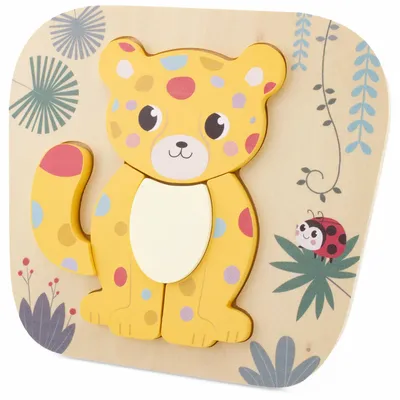 Children's games - PUZZLE: LEOPOPI 5 pcs - ULYSSE COULEURS D'ENFANCE