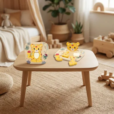 Children's games - PUZZLE: LEOPOPI 5 pcs - ULYSSE COULEURS D'ENFANCE