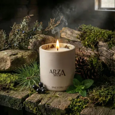 Candles - Arza Sylva Luxury Scented Candle 200g - SNEFERU