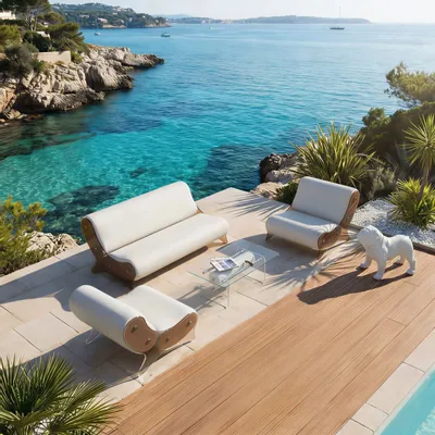 Lawn armchairs - MW06 armchair - Foam seat - Residential and HORECA markets - KUUMO DESIGN