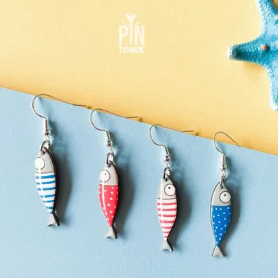 Jewelry - Sardine earrings - PINTONIK