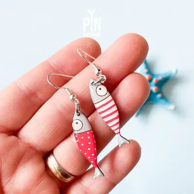 Jewelry - Sardine earrings - PINTONIK