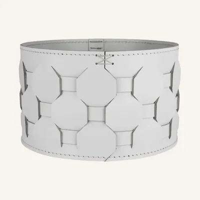 Storage boxes - Round woven leather basket VASILIS - LIMAC DESIGN
