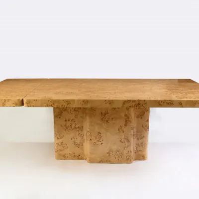 Tables for hotels - Burl Table - Dining Table in Poplar Burl - DUISTT
