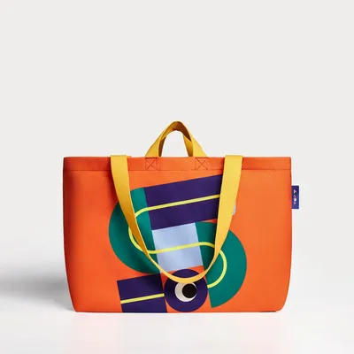 Bags and totes - Orange & Indigo Canvas Tote Bag - ROOT