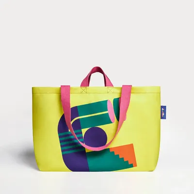 Bags and totes - Yellow & Indigo Canvas Tote Bag - ROOT
