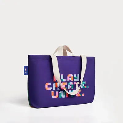 Bags and totes - Green & Indigo Canvas Tote Bag - ROOT