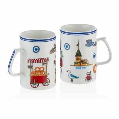 Tasses et mugs - Traveler's Collection Porcelain Mug Set (Set of 4) - SOMNIA ATELIER