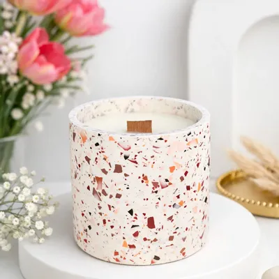 Candles - Terrazzo Candle — Cherry Blossom - MIMPI