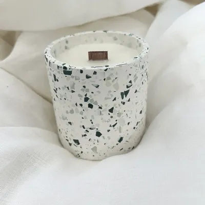 Candles - Terrazzo Candle — Sage and Sea Salt - MIMPI