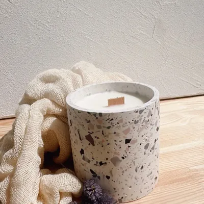 Candles - Terrazzo Candle — Violet - MIMPI