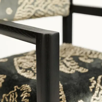 Chairs - IAM_Armchair Solid Oak Frame + Upholstery Natural + Custom Fabric - ARBORE BY CAREL WOODWORKS