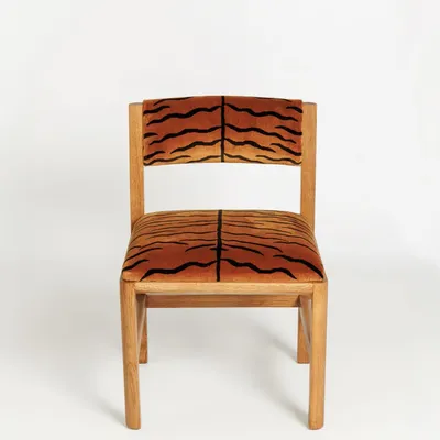 Chairs - IAM_Chair  Oak + Upholstery + Custom Fabric - ARBORE BY CAREL WOODWORKS
