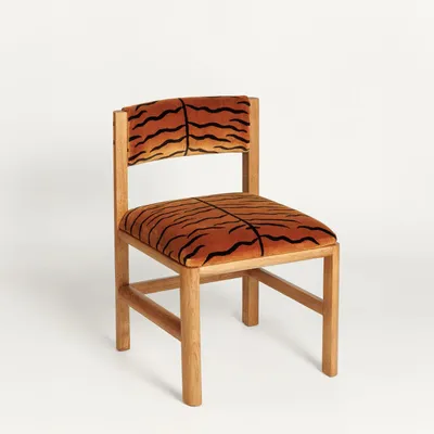 Chairs - IAM_Chair  Oak + Upholstery + Custom Fabric - ARBORE BY CAREL WOODWORKS