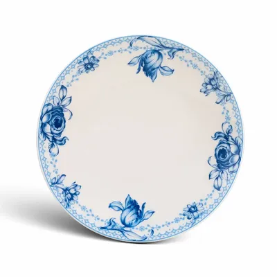 Formal plates - Azure Collection – Porcelain Dining Set - SOMNIA ATELIER