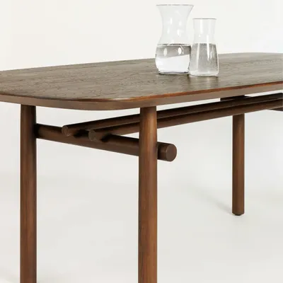 Dining Tables - Steekla Table Solid Oak Natural - ARBORE BY CAREL WOODWORKS