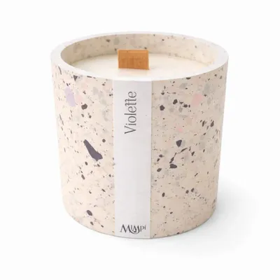 Candles - Terrazzo Candle — Violet - MIMPI