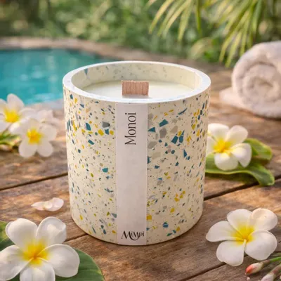 Bougies - Bougie Terrazzo – Monoï - MIMPI