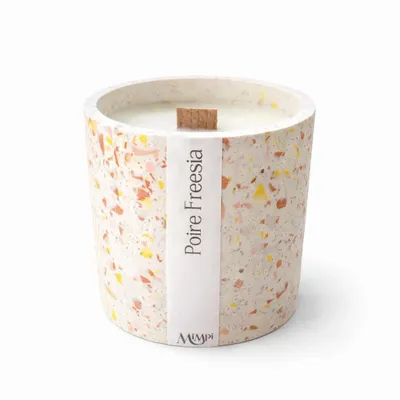 Candles - Terrazzo Candle — Freesia Pear - MIMPI