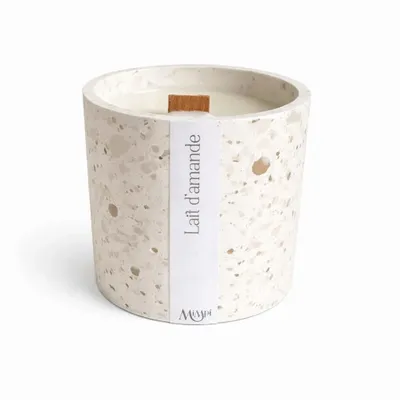 Candles - Terrazzo candle — almond milk - MIMPI