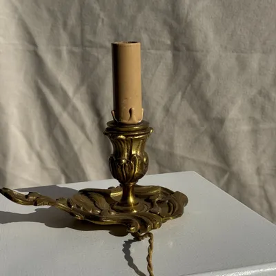 Table lamps - Small antique classic gold table lamp, H17 D12 - OFFICE OBJETS