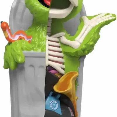 Sculptures, statuettes et miniatures - XXRAY Plus: Oscar The Grouch - ARTOYZ