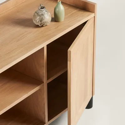 Sideboards - Steekla Credenza Oak Natural - ARBORE BY CAREL WOODWORKS
