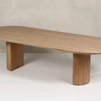 Tables Salle à Manger - Quantum Dining Chêne massif Naturel - ARBORE BY CAREL WOODWORKS