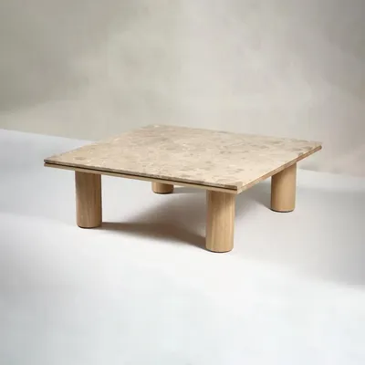 Tables basses - Yzma Chêne + Marbre Naturel - ARBORE BY CAREL WOODWORKS