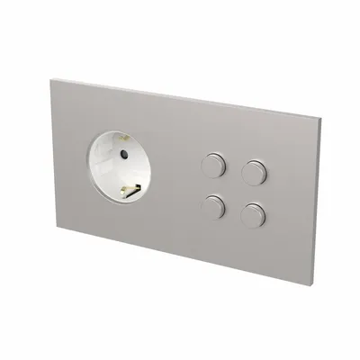 Recessed lighting - LIGHT AND BUTTON | ROUND BUTTON - FEDE