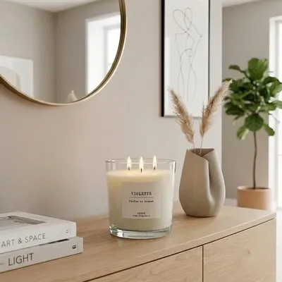 Candles - Vintage 100% vegetable candle. - DRAKE MANUFACTURE SA