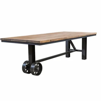 Bureaux d'entreprise - SL-020 Industrial Fixed-Height Wheelbase Table - STURDY-LEGS